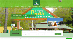 Desktop Screenshot of camping-pineta.it