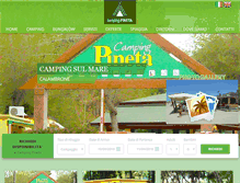 Tablet Screenshot of camping-pineta.it